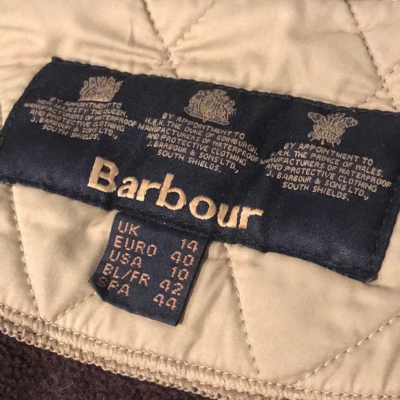 Vintage Barbour Jacket Quilted Utility Field Chore Coat Luxe. Too tight for me - Picture 8 of 12